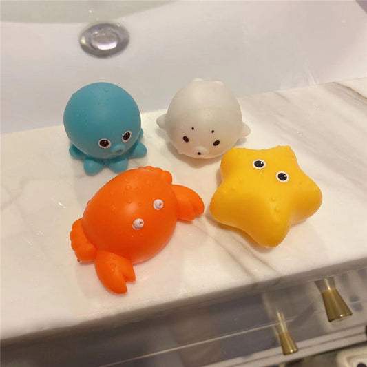 Bath Toys For Babies And Children - Eco-friendly Silicone Play