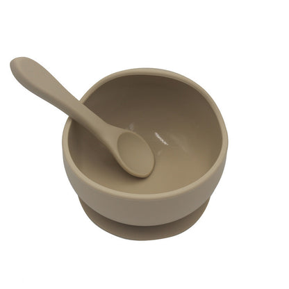 Silicone Tableware for Babies- Bowl & Matching Spoon & Bib