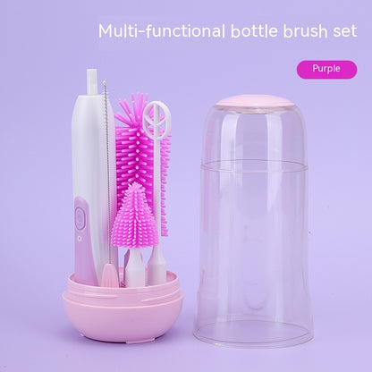 Silicone Bottle Brush - Easy Baby Bottle Cleaning