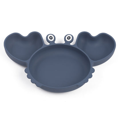 Silicone Split Cutlery Crab Plate For Infants - Non-Slip Feeding Essentials
