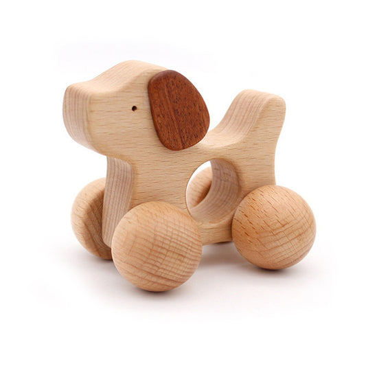 Babies Learn To Crawl & Grasp - Sustainable Beech Wooden Toys