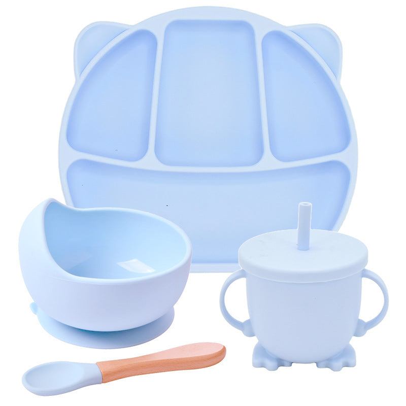 Silicone Suction Cup Dinner Plate - Baby & Children's Divided Set