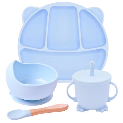 Silicone Suction Cup Dinner Plate - Baby & Children's Divided Set